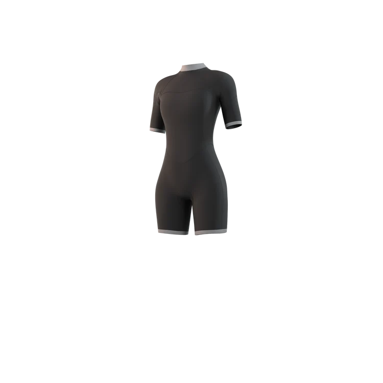 Brand Shorty 3/2mm Flatlock Bzip Women