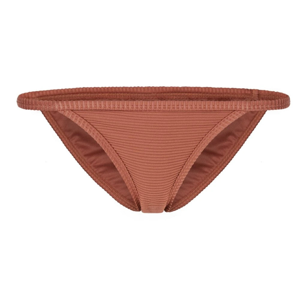 Rib Triangle Bikini Bottom Women