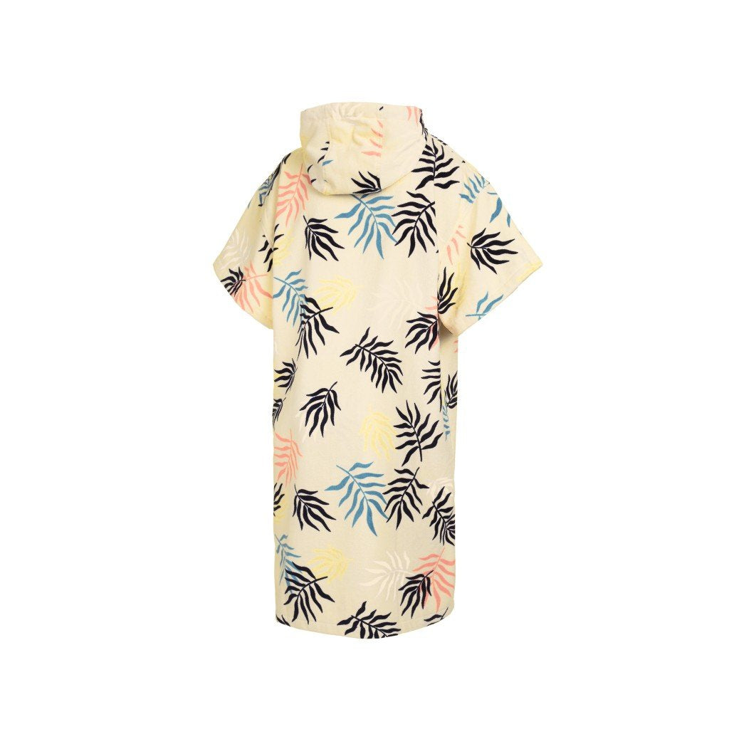 Mystic Poncho Velours AOP, Pastel Yellow