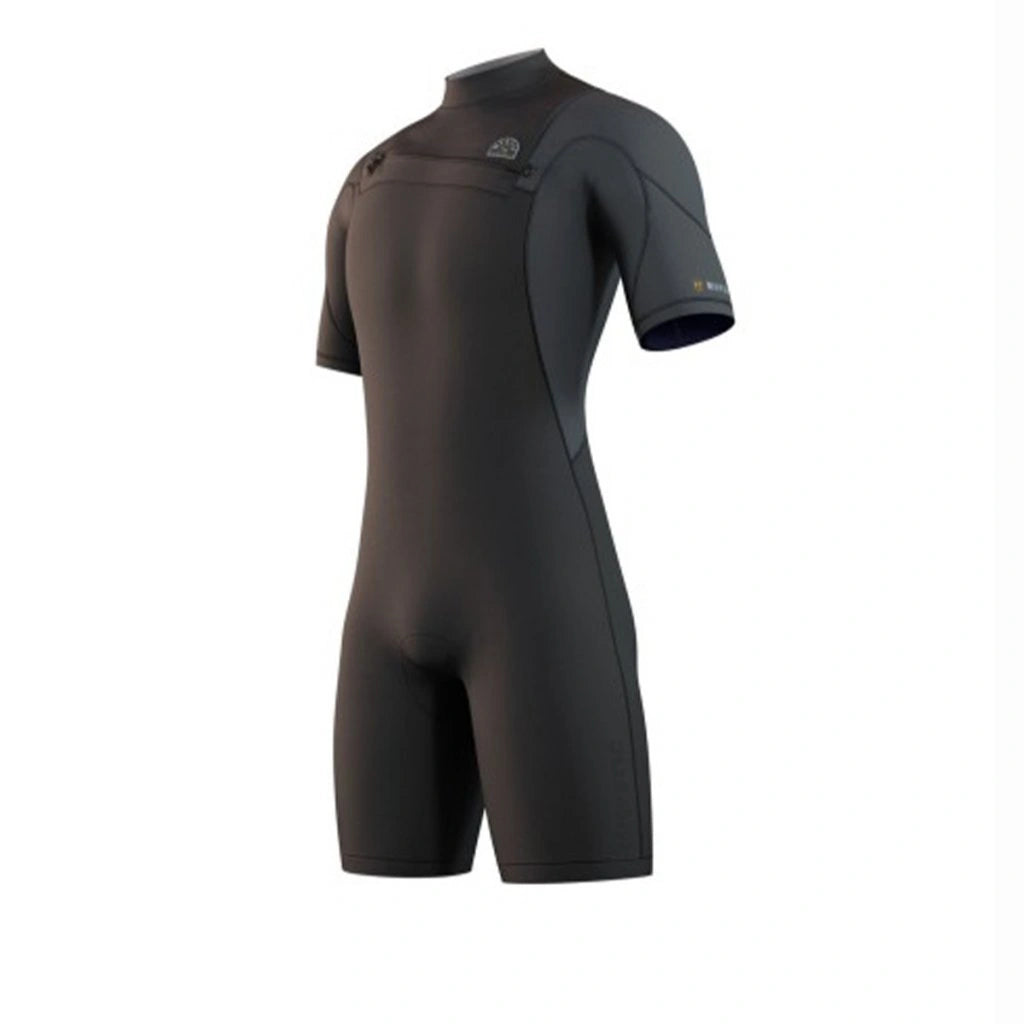 Marshall Shorty 3/2mm Fzip, Black Grey