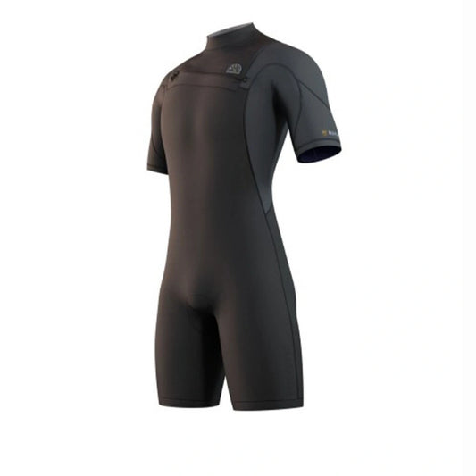 Marshall Shorty 3/2mm Fzip, Black Grey