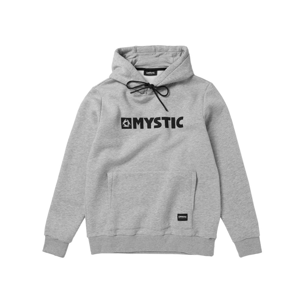 Brand Hood Sweat, Light Grey Melee