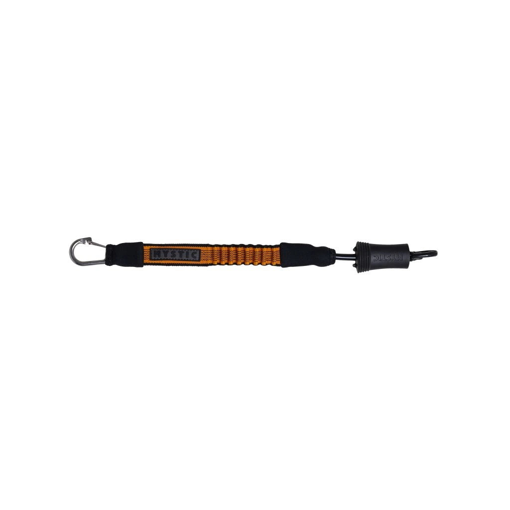 Kite Safety Leash Short, Black/Orange