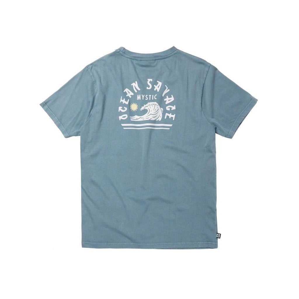 Moonwash Tee, Grey Blue