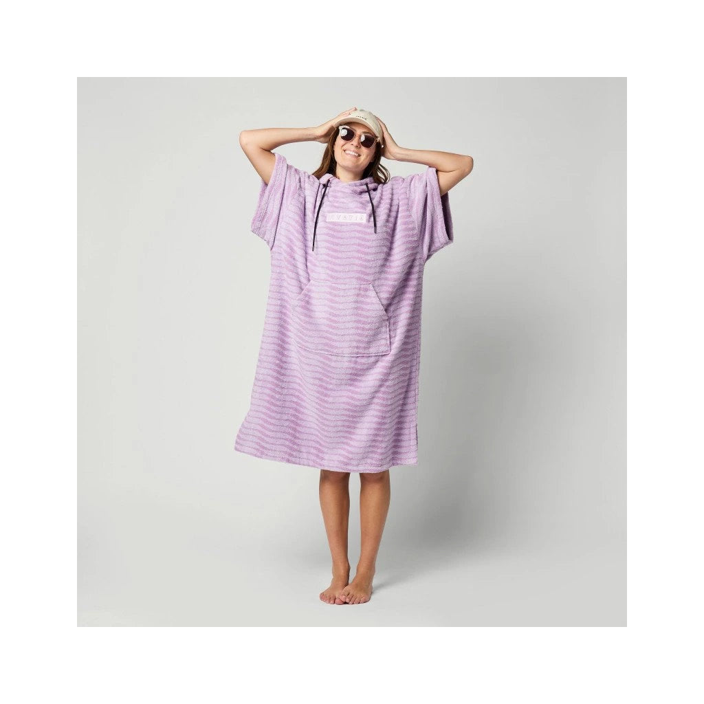 Poncho Jacquard, Pink/Purple