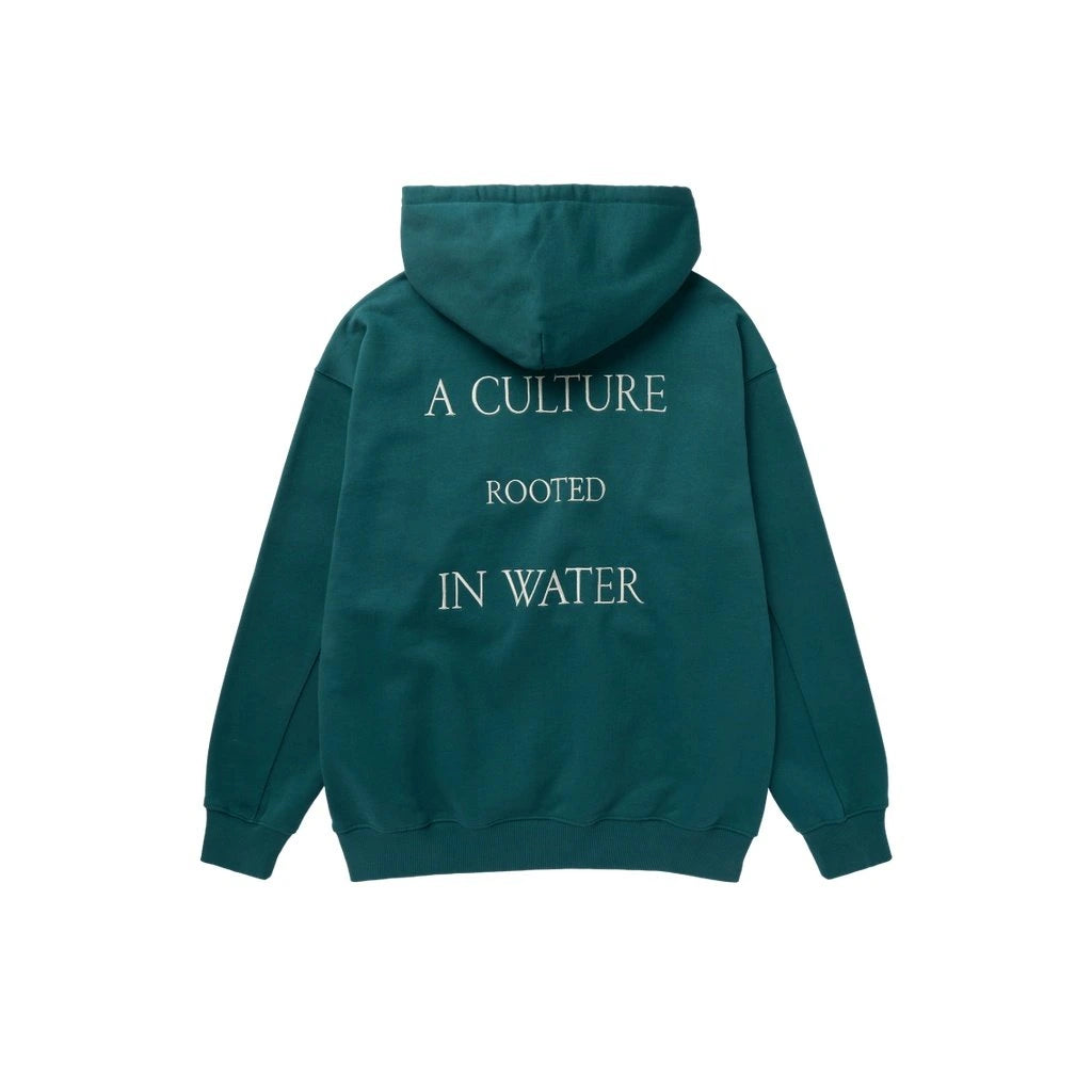 Rooted Hood Sweat, Teal