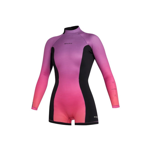 Lunar BK Longarm Shorty 2/2mm Bzip Women, Coral