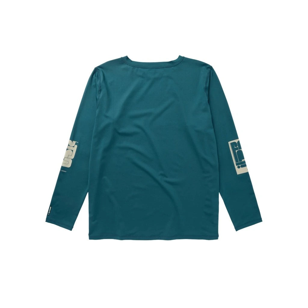Boarding LS Rash Vest, Teal