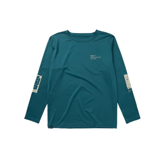 Boarding LS Rash Vest, Teal