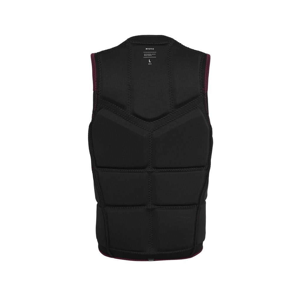 Peacock Impact Vest Fzip Wake, Oxblood Red