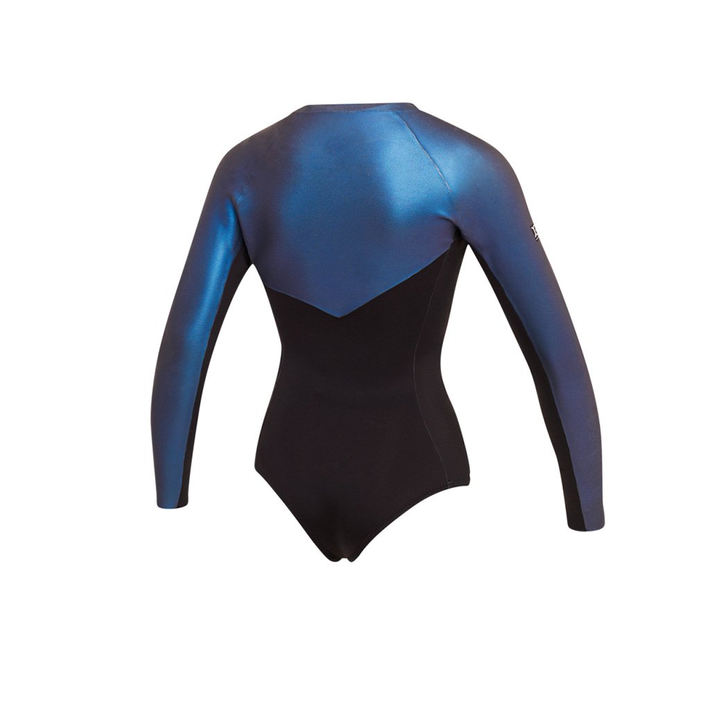 Sway Longarm Super Shorty 2/2mm Fzip BK, Ocean