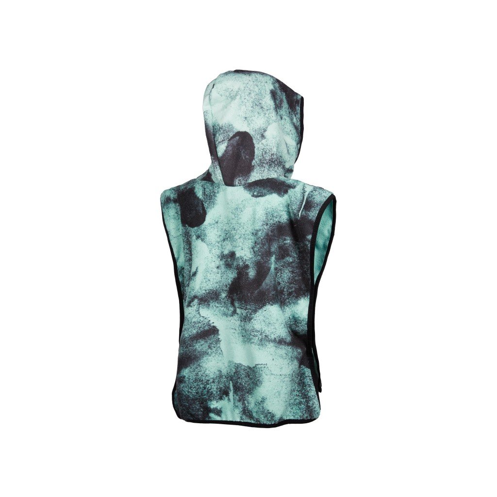 Mystic Poncho Kids, Black/Mint