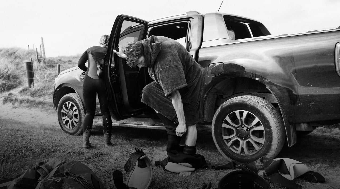 Teddy poncho, Slate Brown