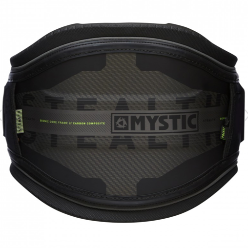 Mystic Stealth kite harness, Black (no hook)