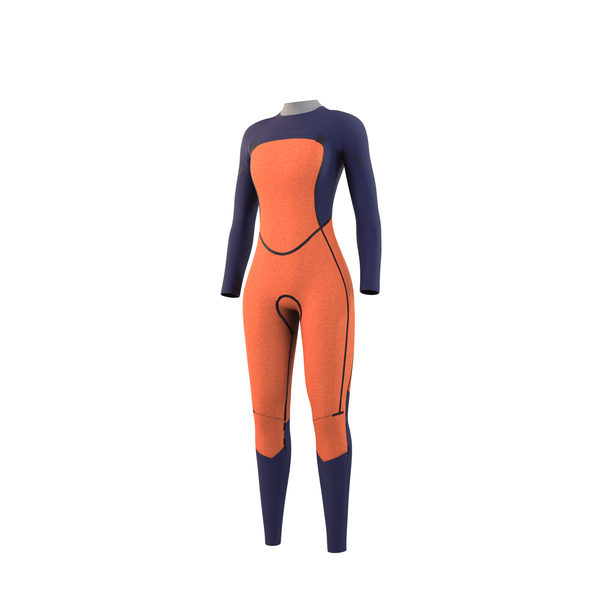 Dazzled Fullsuit 4/3mm Bzip Women-10