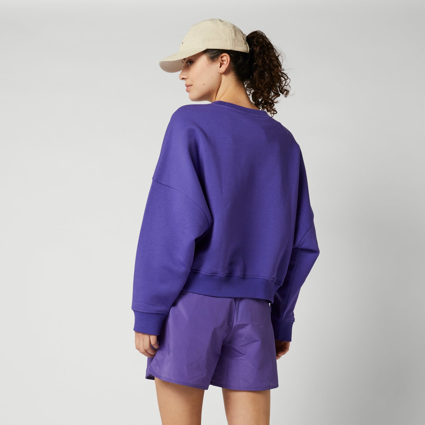 Dropped Shoulder Crew Sweat Women-75