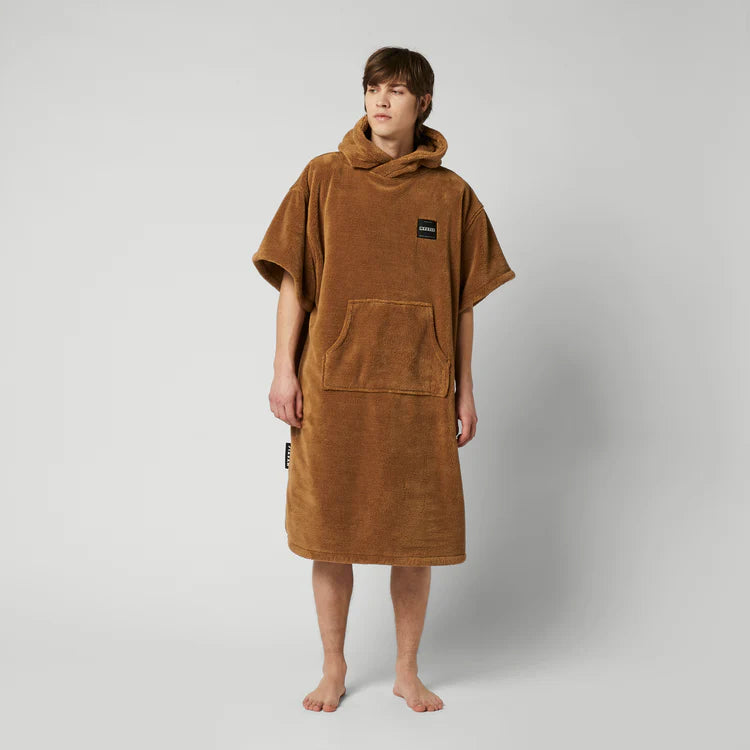 Mystic Teddy poncho 2024, Slate Brown