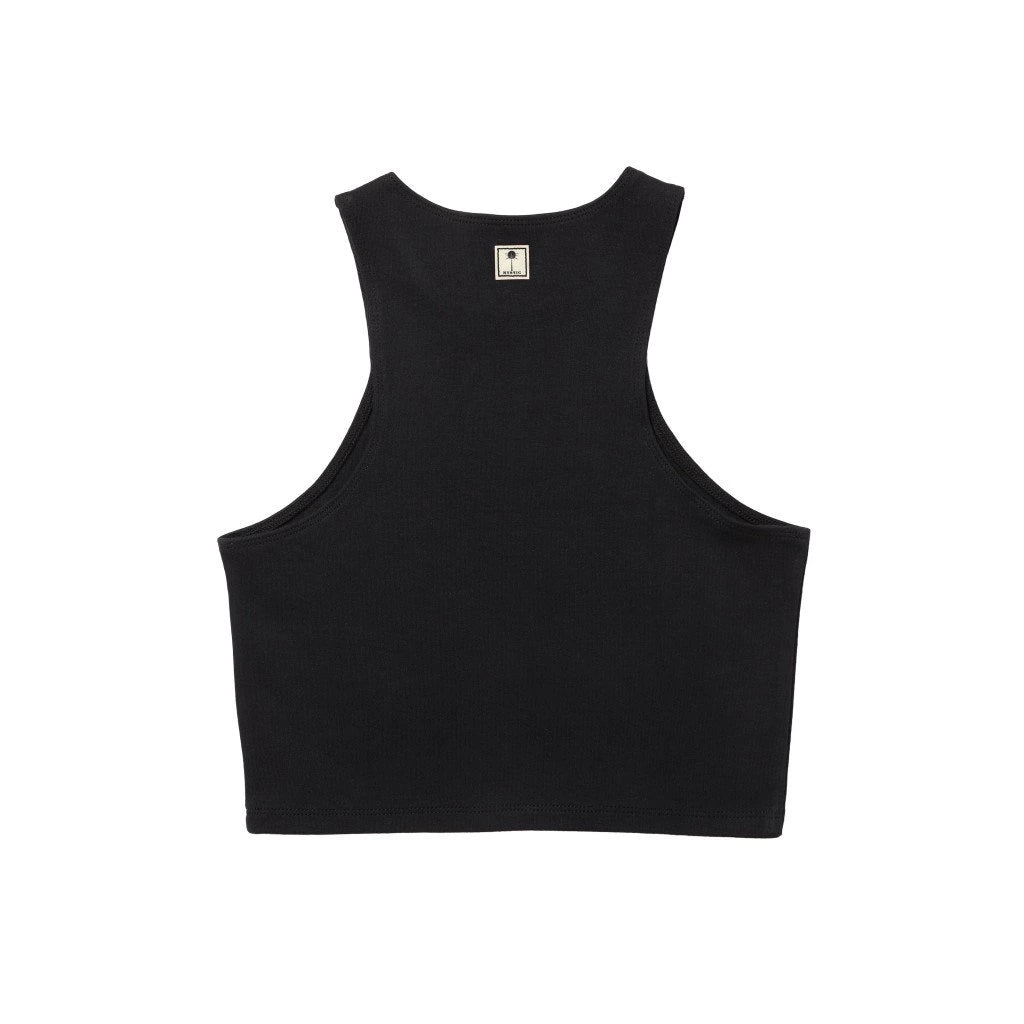 Crop Singlet Women, Black