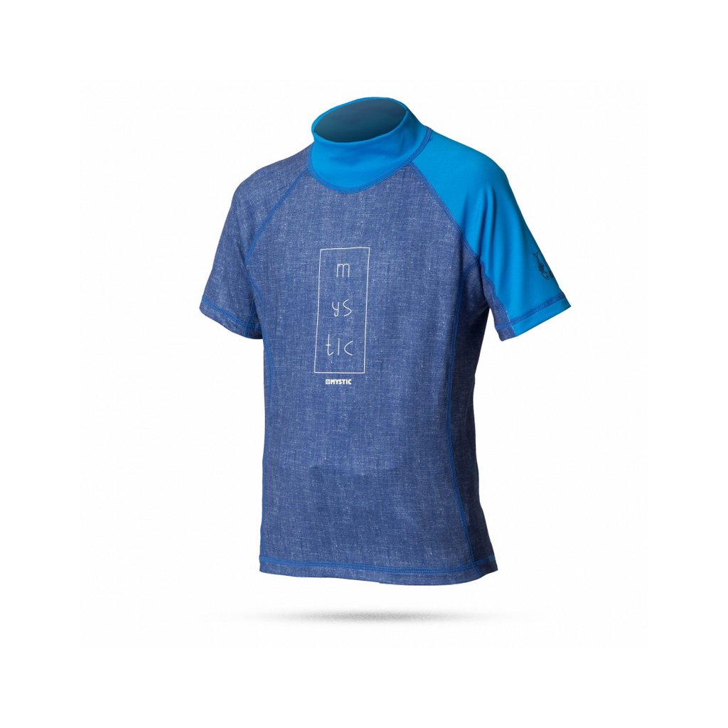 Star Rash Vest S/S Kids, Blue
