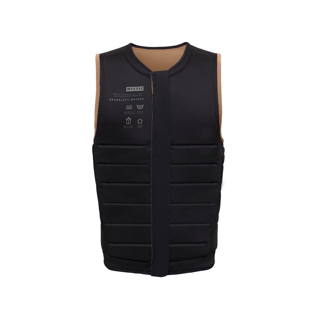 The Dom Impact Vest Fzip Wake, Slate Brown