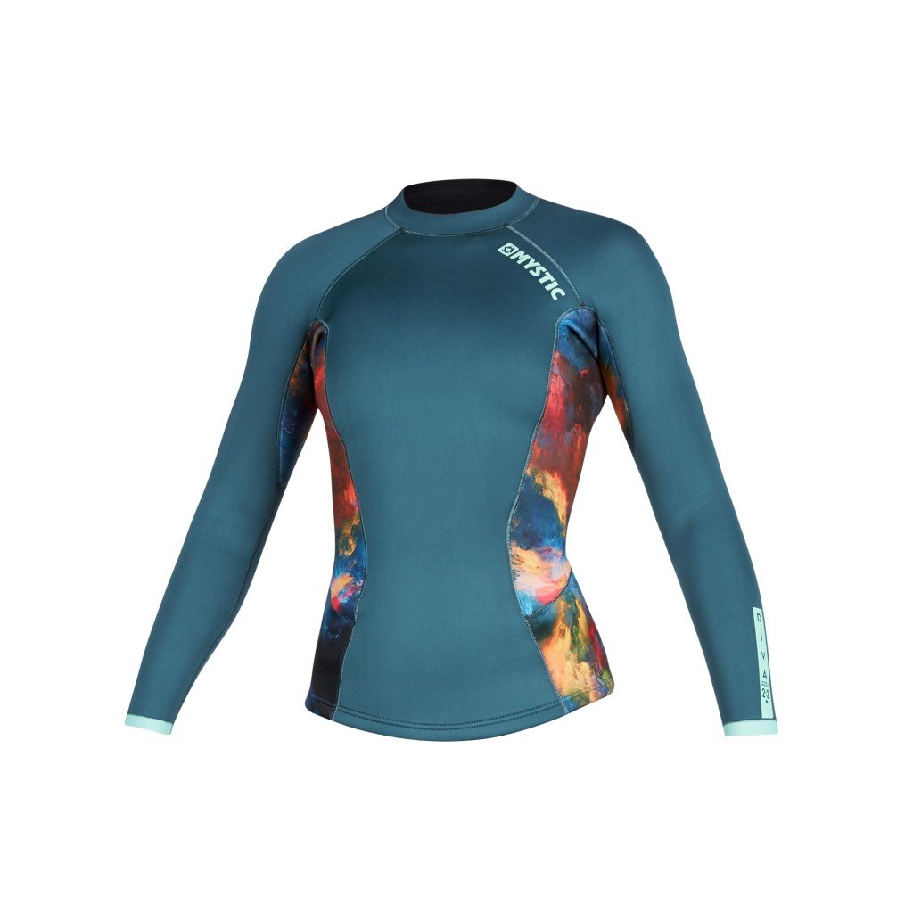 Diva L/S Vest 2mm Women, Teal