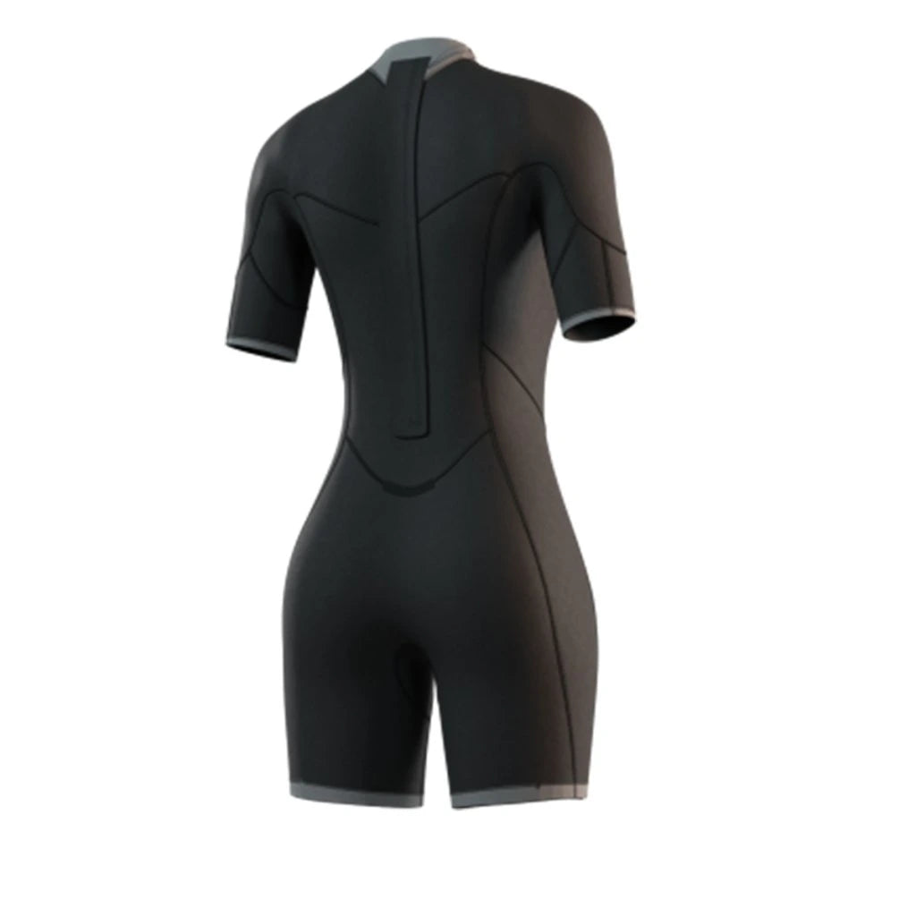 Brand Shorty 3/2mm Bzip Flatlock Women, Black