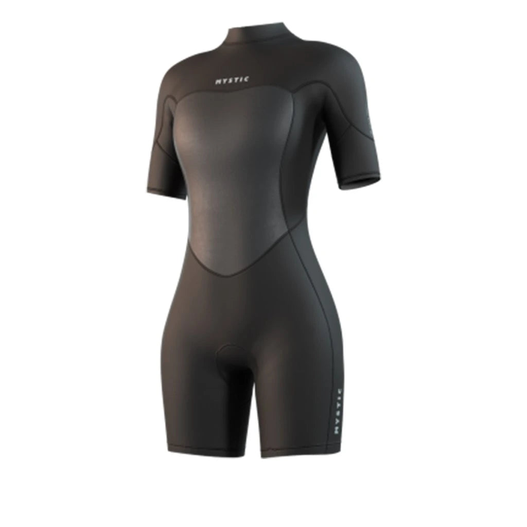 Brand Shorty 3/2mm Bzip Flatlock Women, Black