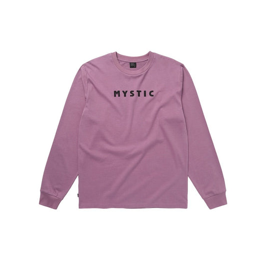 Brand L/S Tee, Rosewood