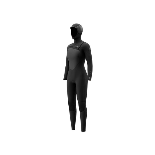 Gem Fullsuit 6/4/3mm Hooded Fzip, Black