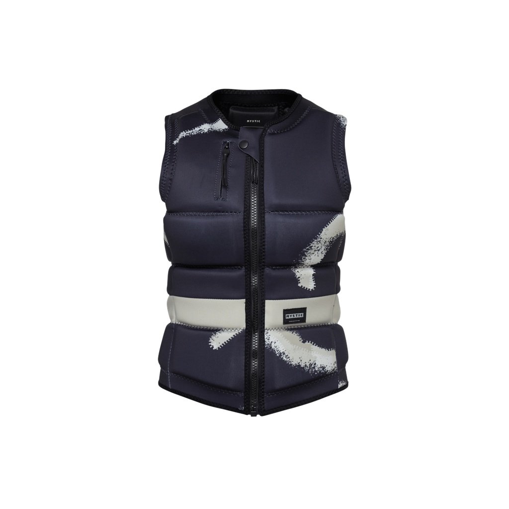 Evoke Impact Vest Fzip Wake Women, Black Allover