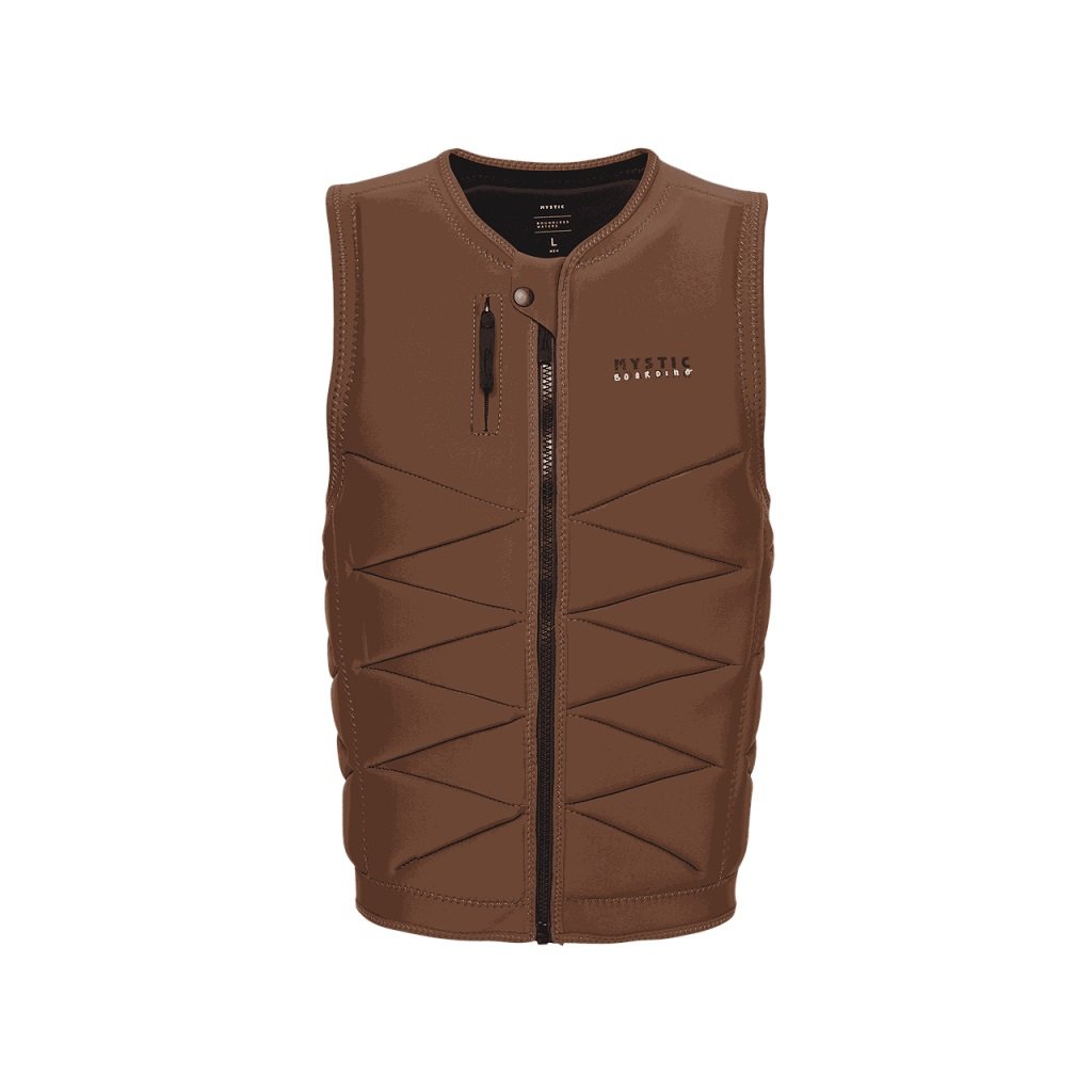 Outlaw Impact Vest Fzip Wake, Brown