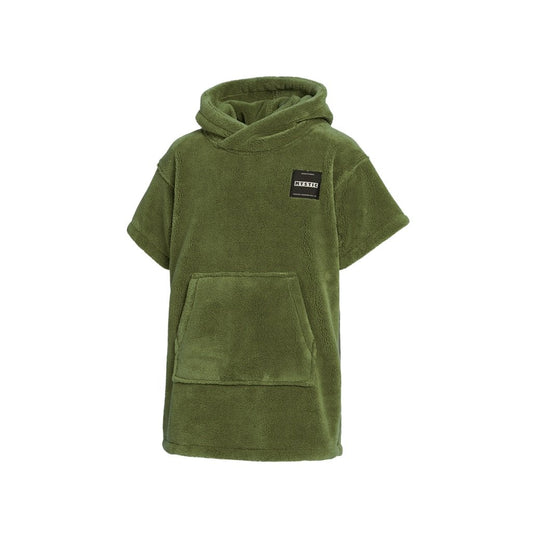 Poncho Teddy Kids, Olive Green