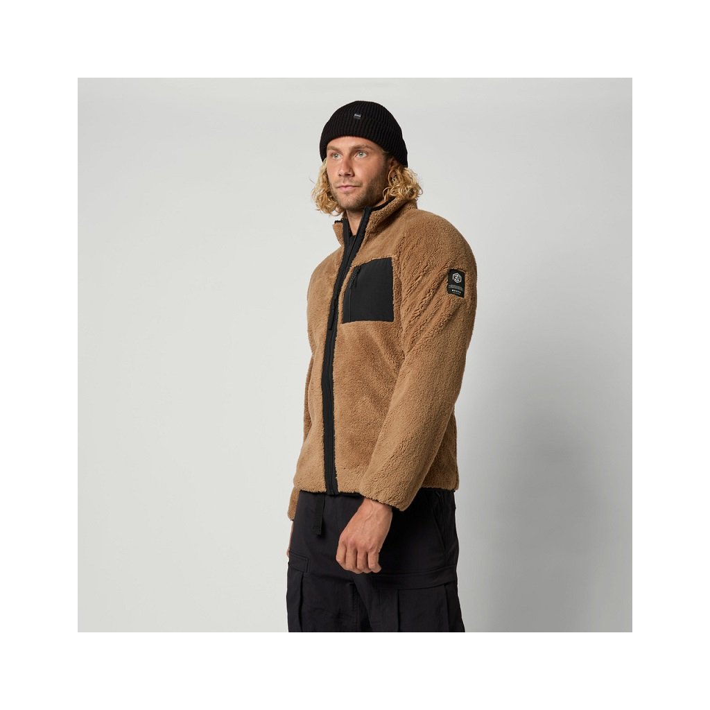 DTS Teddy Zip thru, Slate Brown