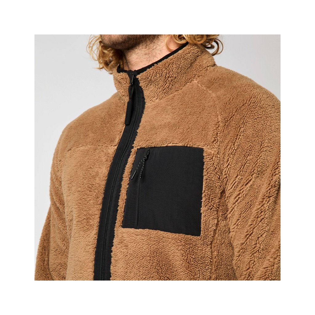 DTS Teddy Zip thru, Slate Brown