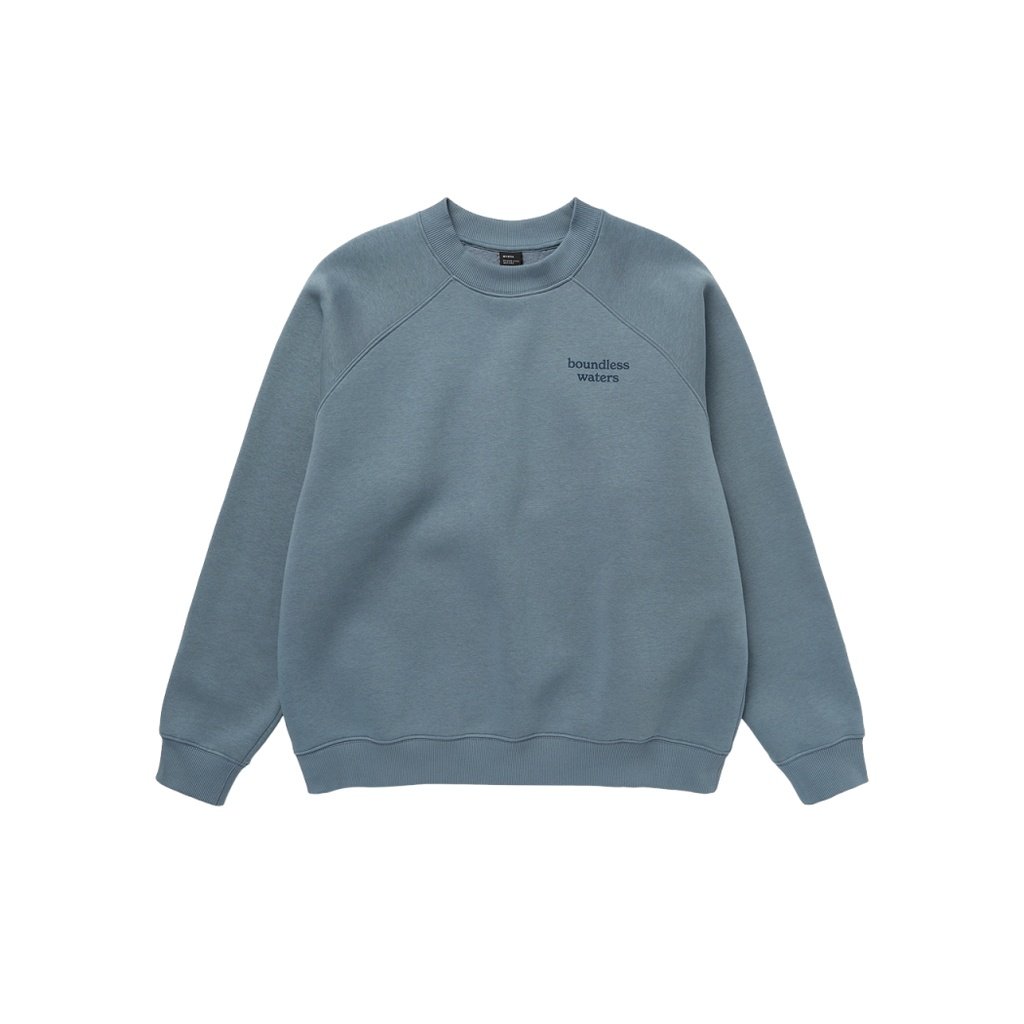 Enroute Crew Sweat, Tidal Blue