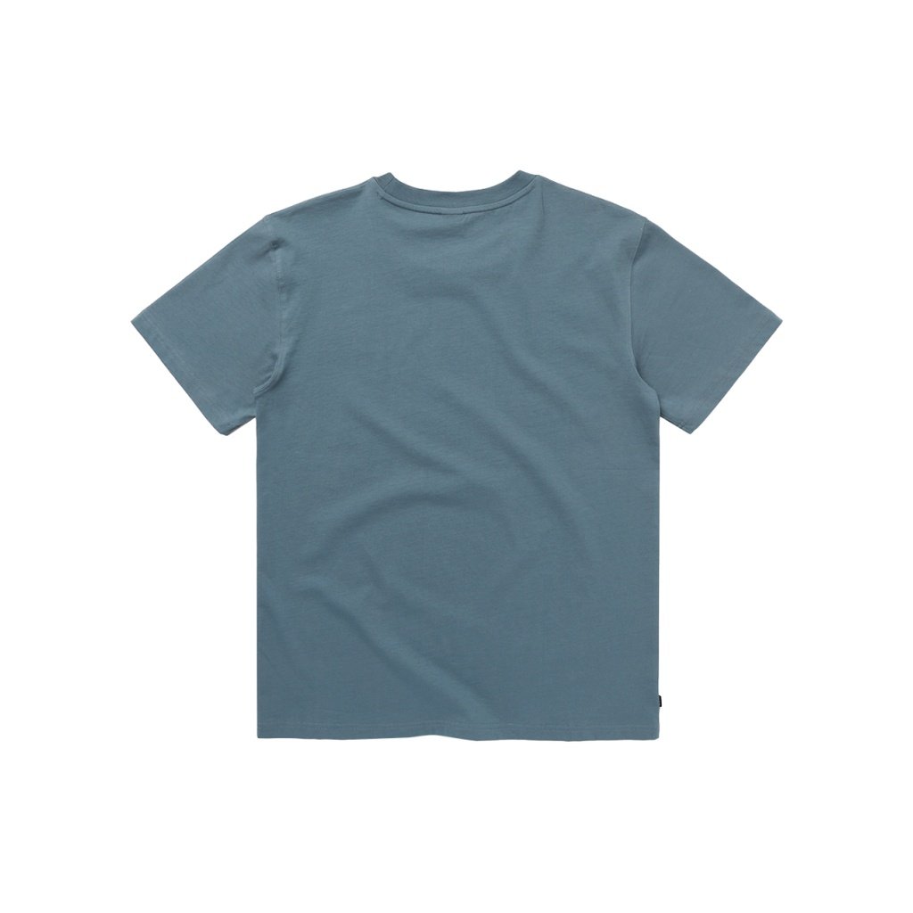Center Tee, Tidal Blue