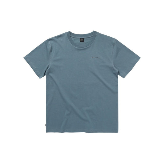 Center Tee, Tidal Blue
