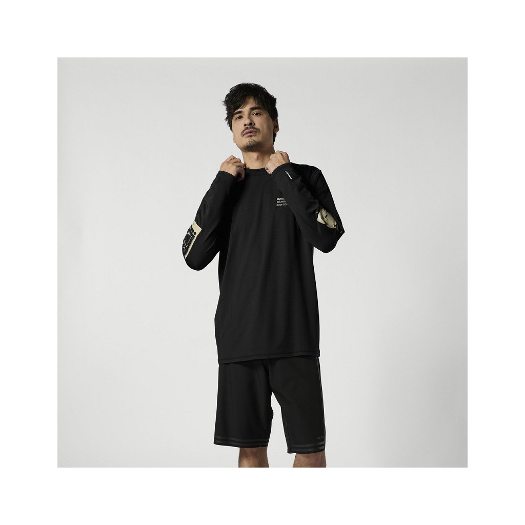 Boarding Rashvest L/S, Black