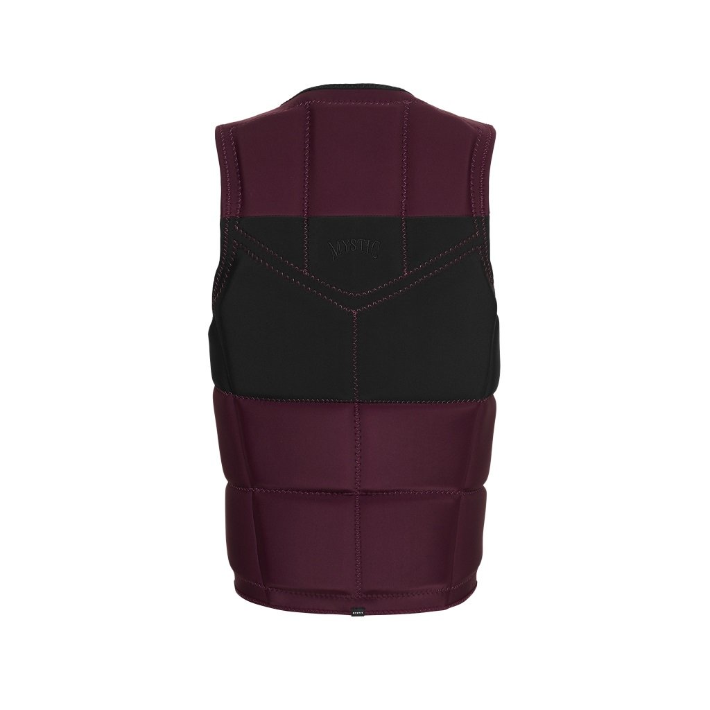 Peacock Impact Vest Fzip Wake, Oxblood Red