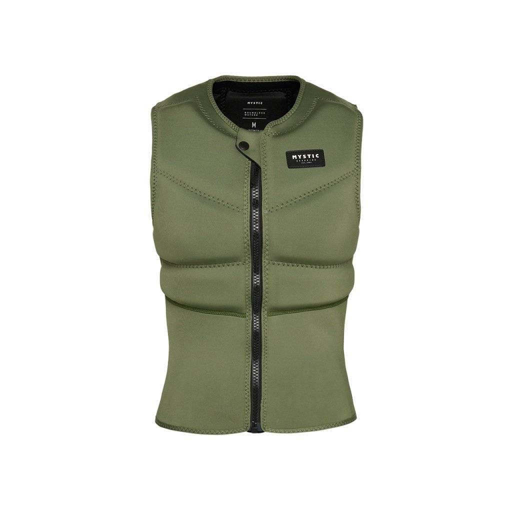 Star Impact Vest Kite Fzip Wom, Olive Green