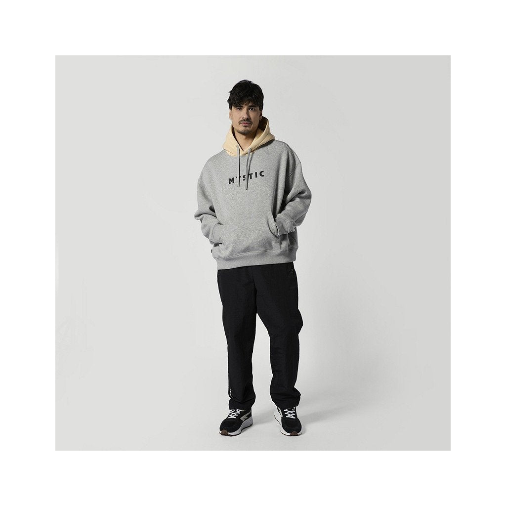 Eclipsis Hood Sweat, Light Grey Melee