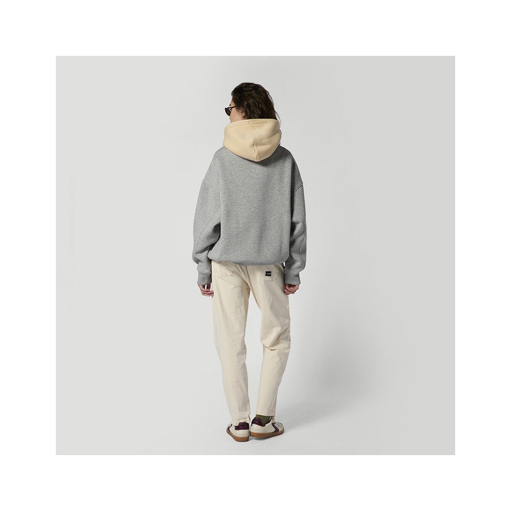 Eclipsis Hood Sweat, Light Grey Melee