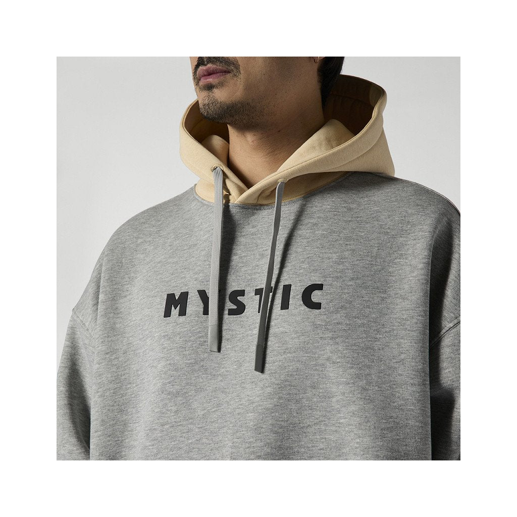 Eclipsis Hood Sweat, Light Grey Melee