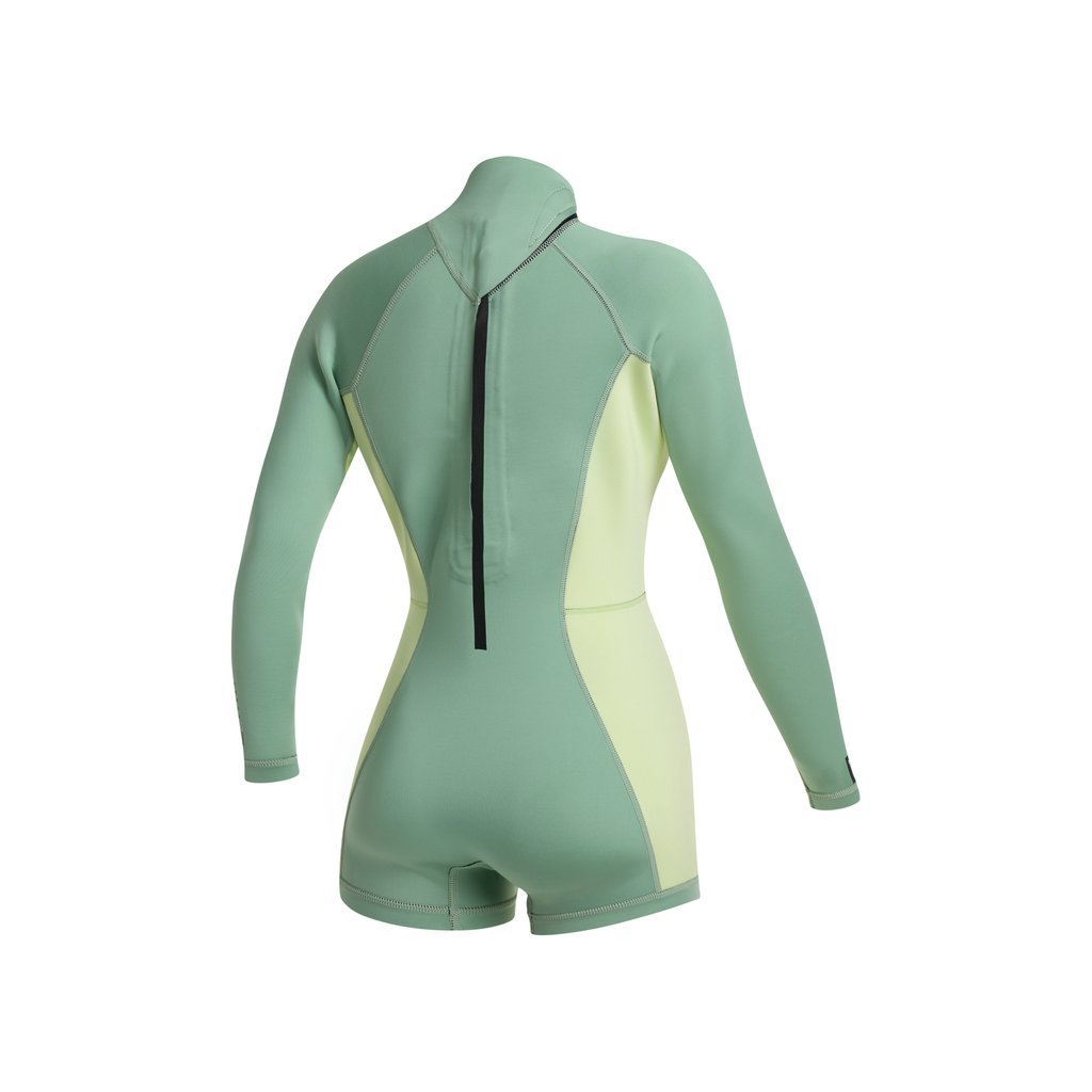 Lunar Longarm Shorty 2/2mm Bzip Women, Sea Mint