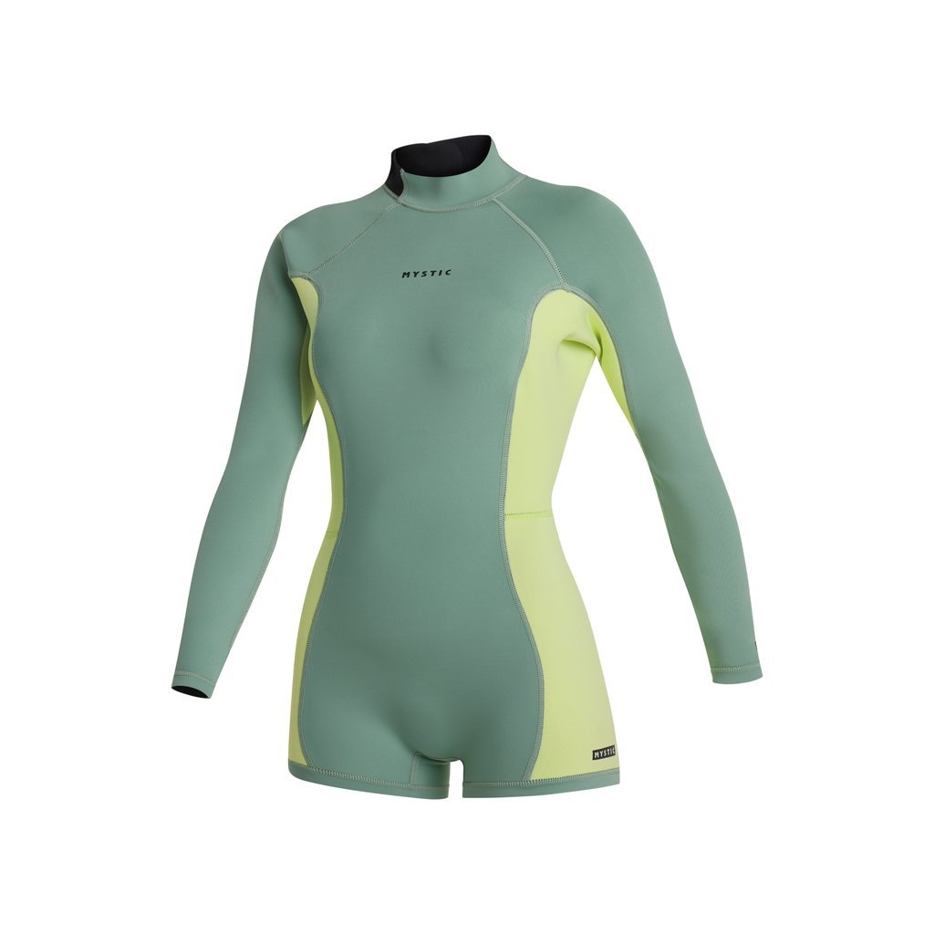 Lunar Longarm Shorty 2/2mm Bzip Women, Sea Mint