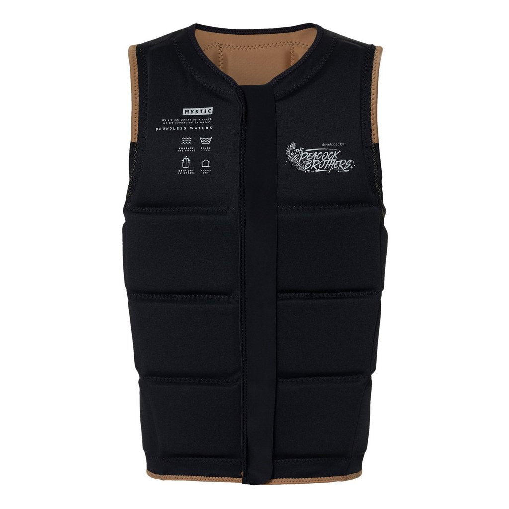 Peacock Impact Vest Fzip Wake, Slate Brown