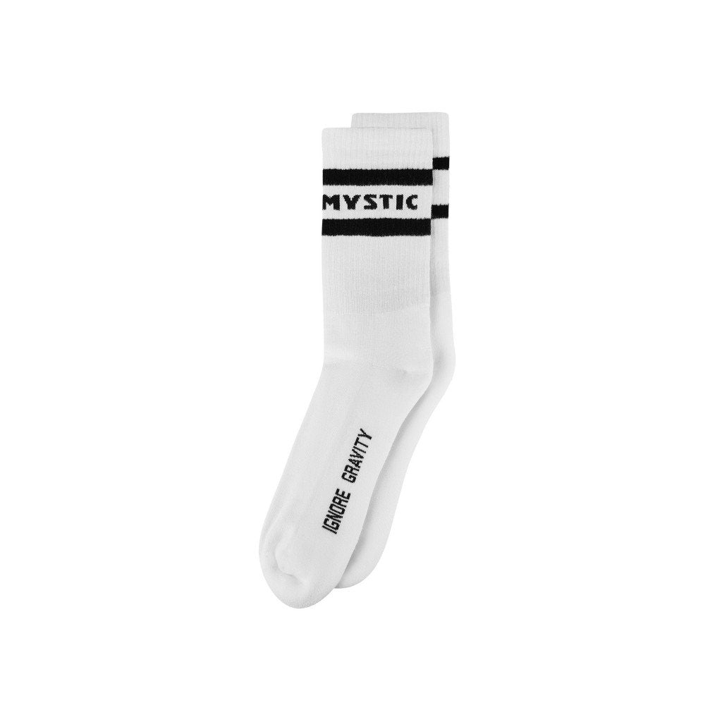 Brand Socks, White