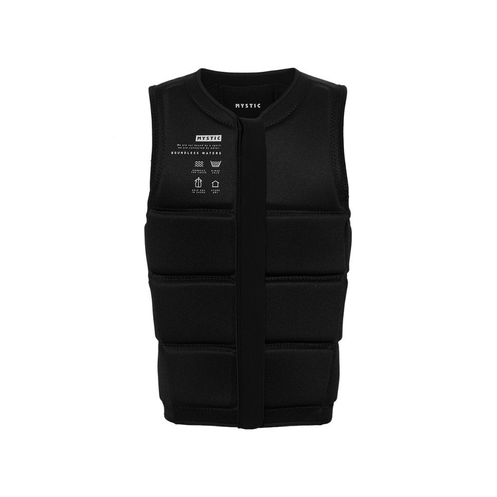 Star Impact Vest Fzip Wake, Black