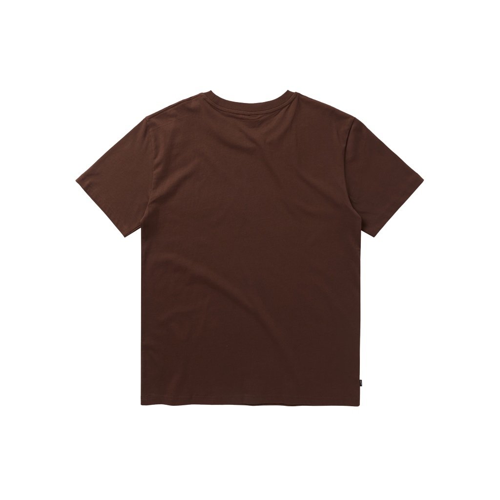 Brand Tee, Deep Brown