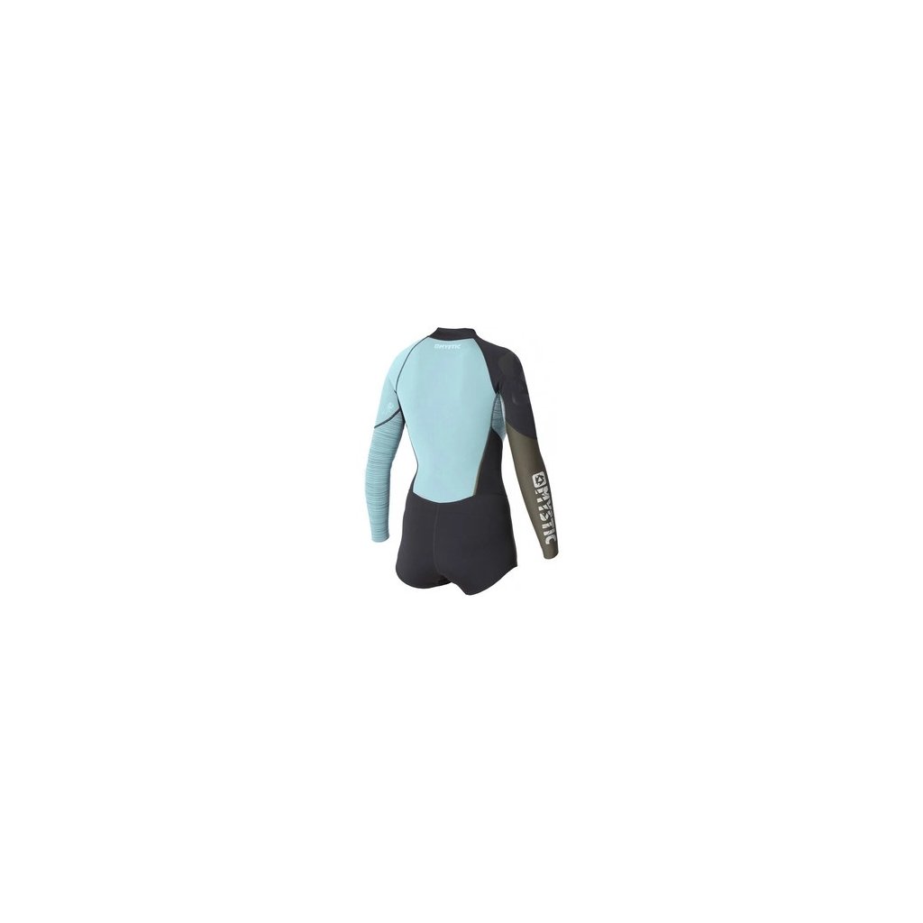 Diva 3/2 Longarm Super Shorty Backzip, Grey